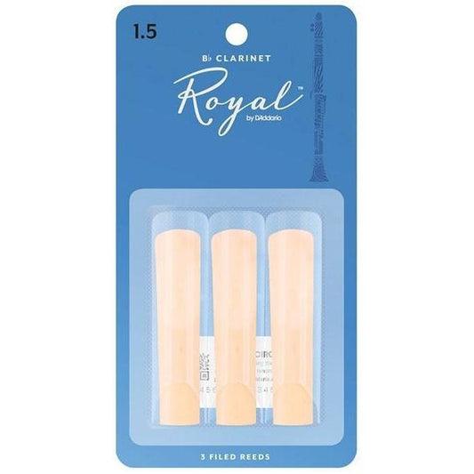 Royal by D'Addario Bb Clarinet Reeds - 1.5