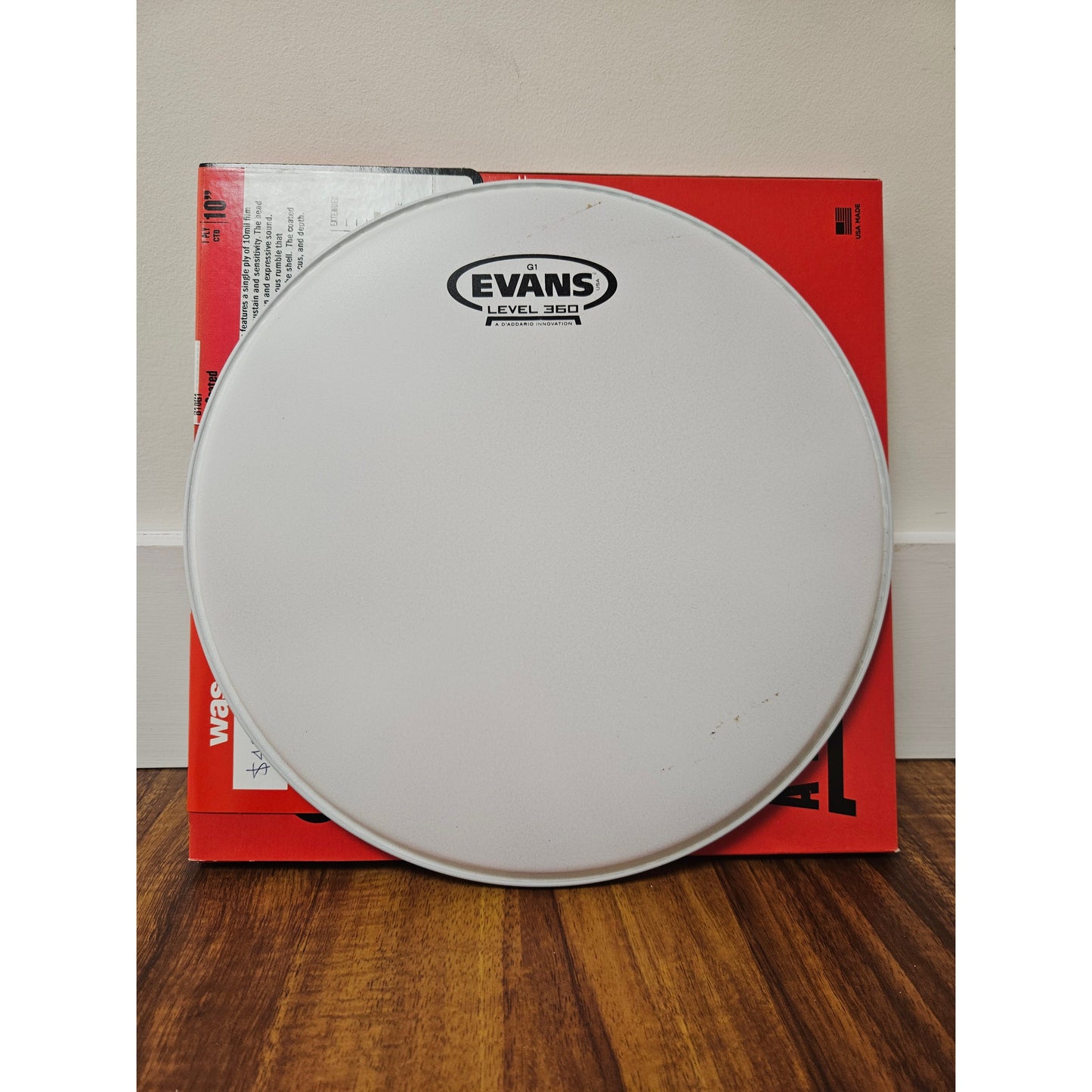 Evans Drum Head - 10" G1 Coated Tom Tom Batter