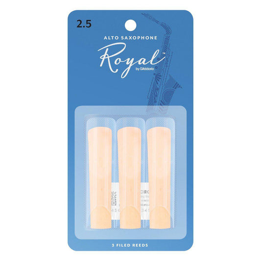 Royal by D'Addario Alto Saxophone Reeds - 2.5