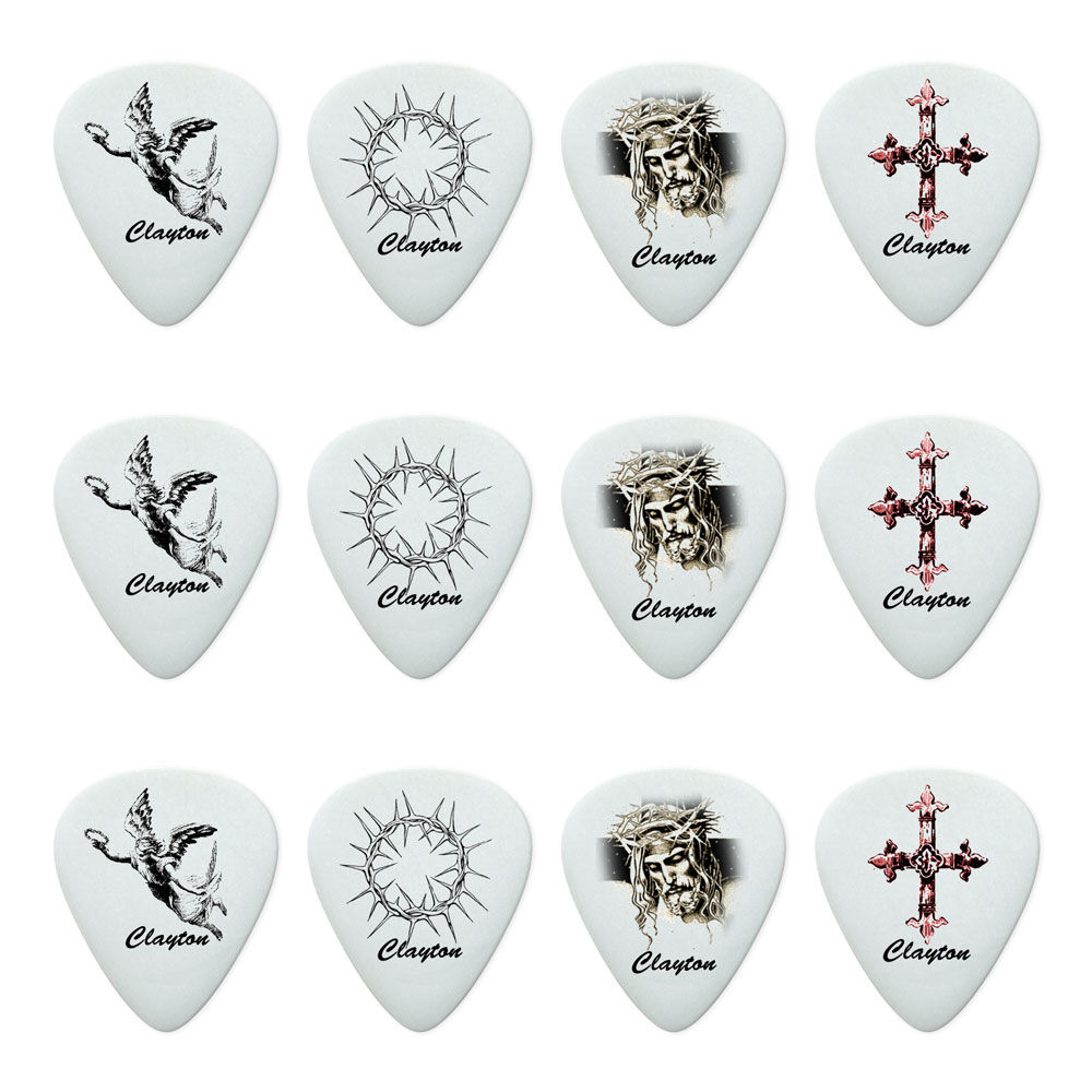 CLAYTON .63MM CHRISTIAN PICKS PKT12