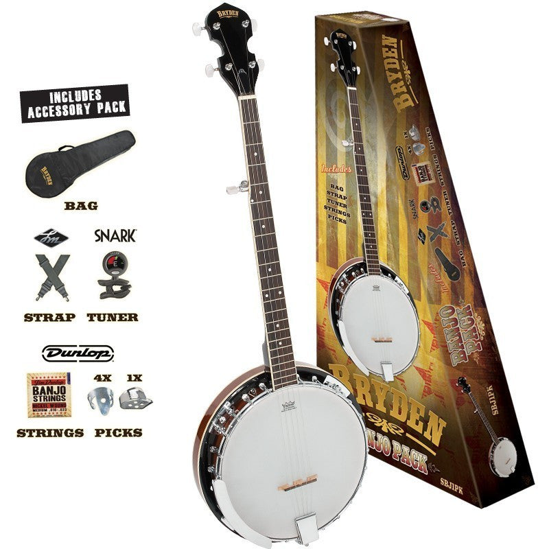 Bryden 5 String Banjo Pack