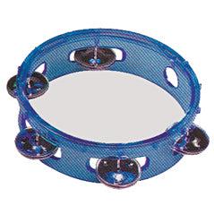 06 INCH TAMBOURINE TRANS RIM 05 PR JINGLES BLUE