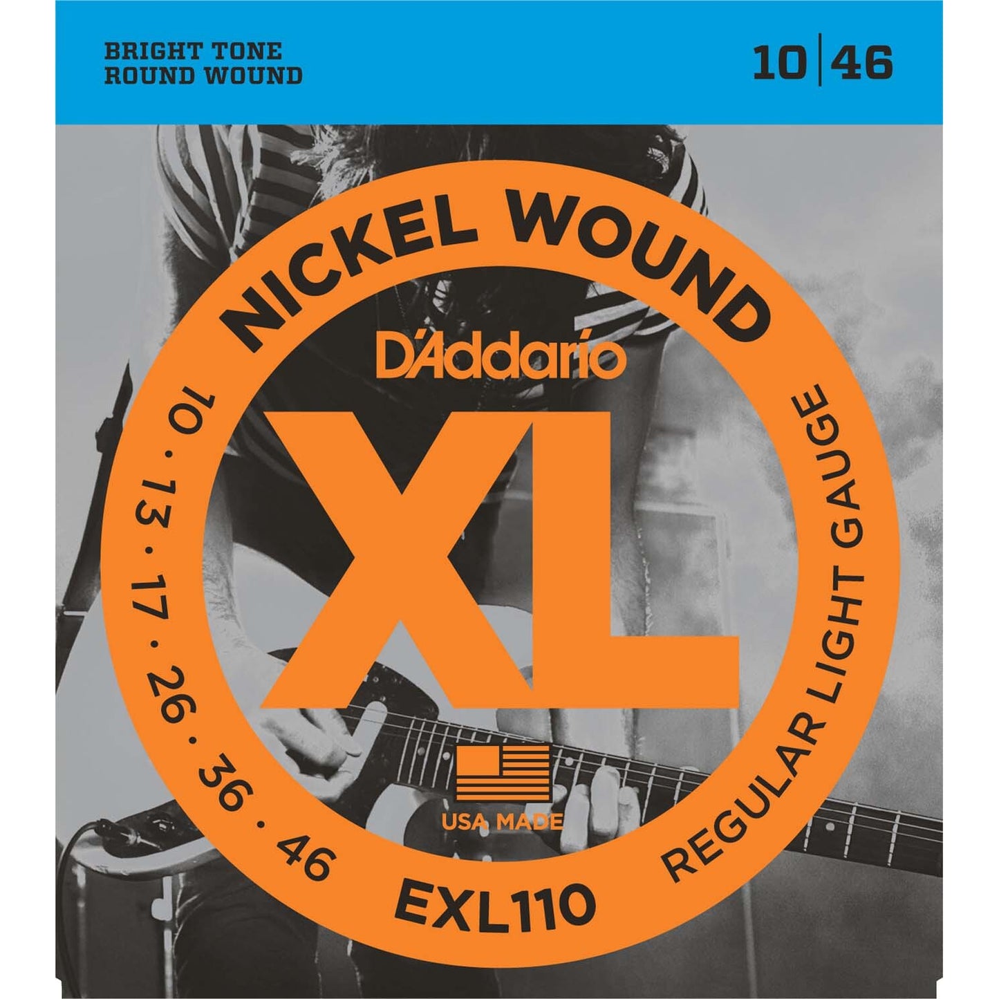 D'Addario EXL110 Nickel Wound Regular Light 10-46