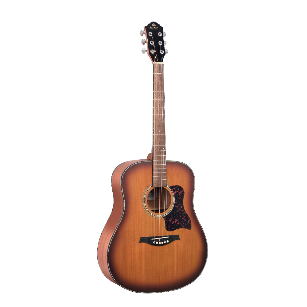 Gilman Dreadnought Acoustic Guitar - Tobacco Sunburst