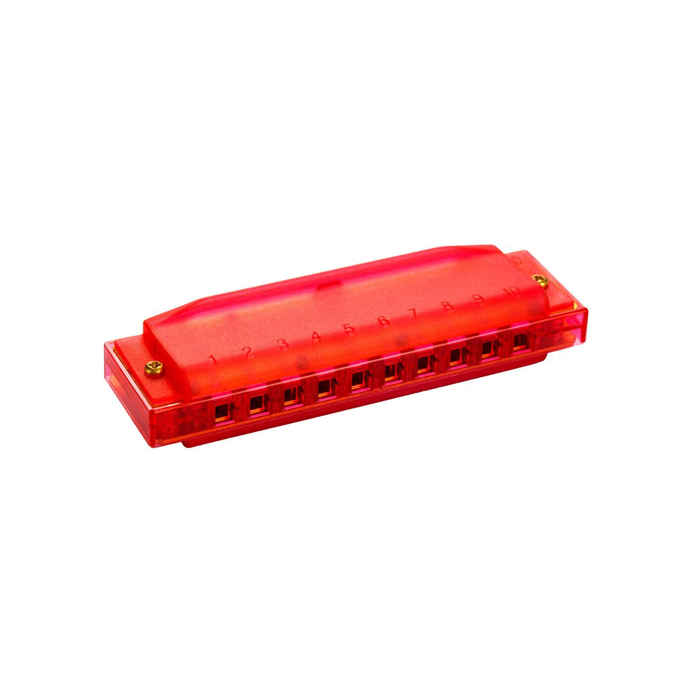 Hohner Translucent Harp - Red