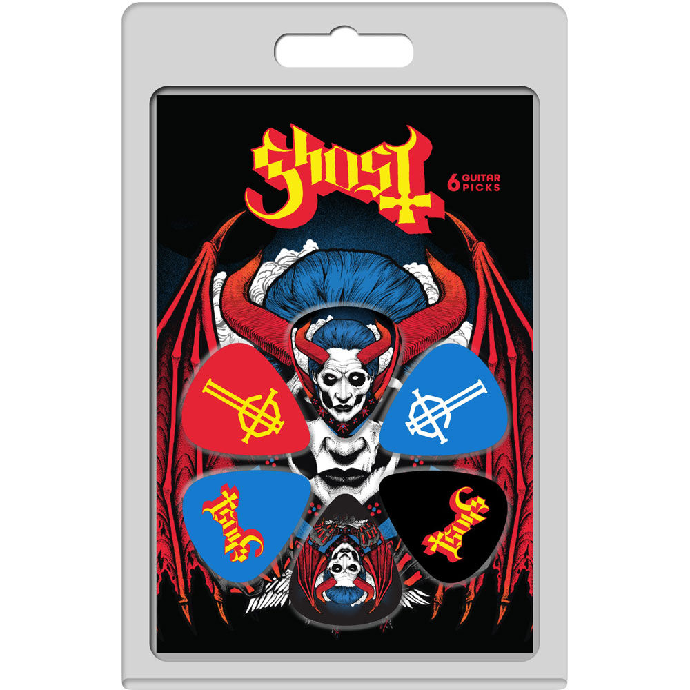 Perris "Ghost" Variety 2 Licensed Guitar Picks (6-Pack)