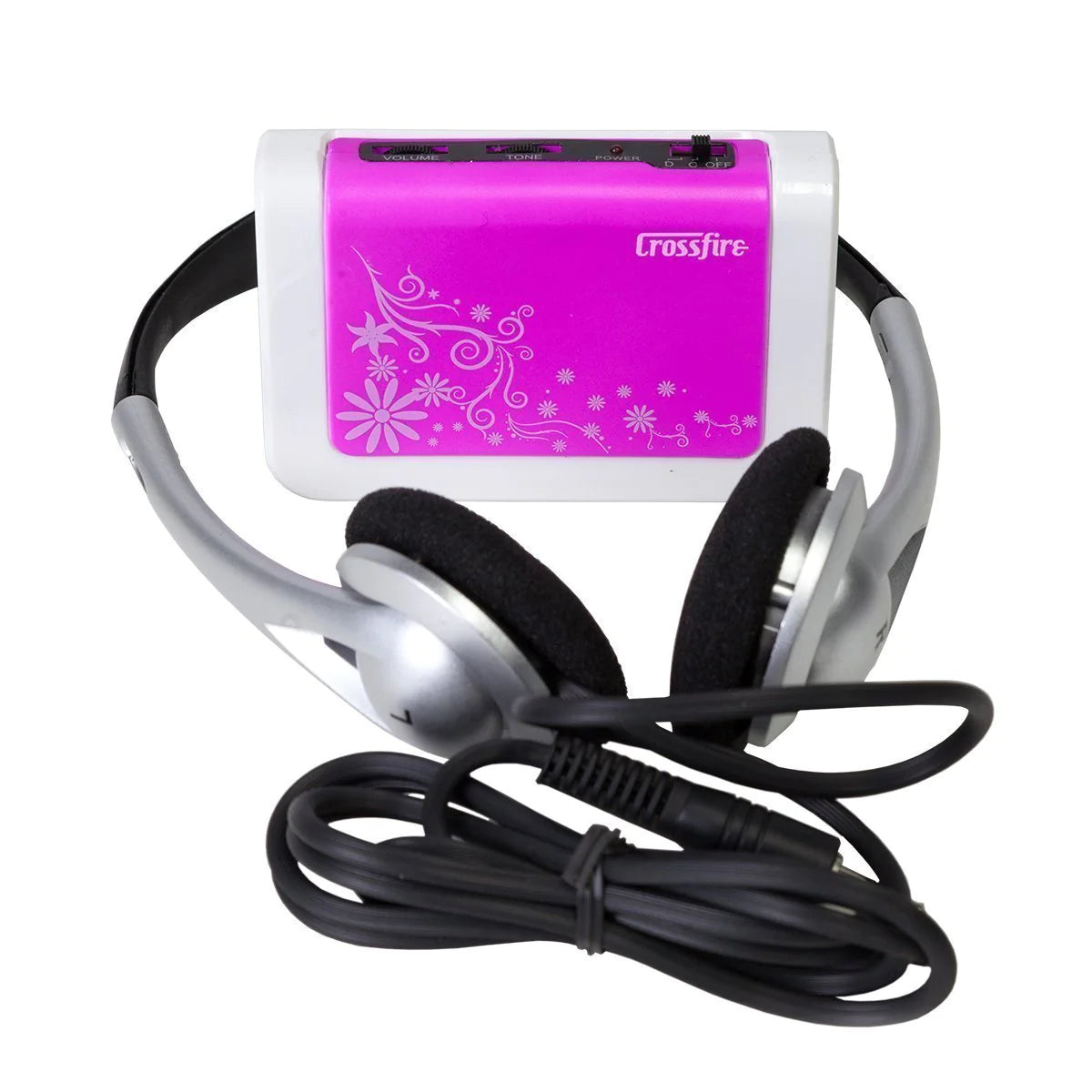 Crossfire Pocket Electric Guitar Amp Set - Pink