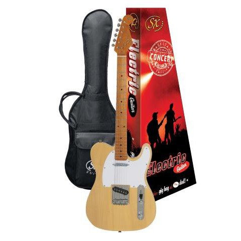 SX TL Style Electric Guitar - Butterscotch Blonde W/BAG&DVD