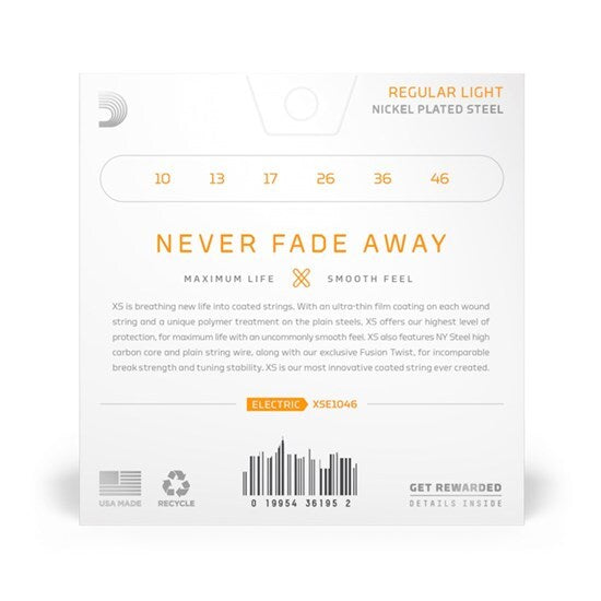 D'Addario XSE1046 Nickel Coated Electric Guitar Strings