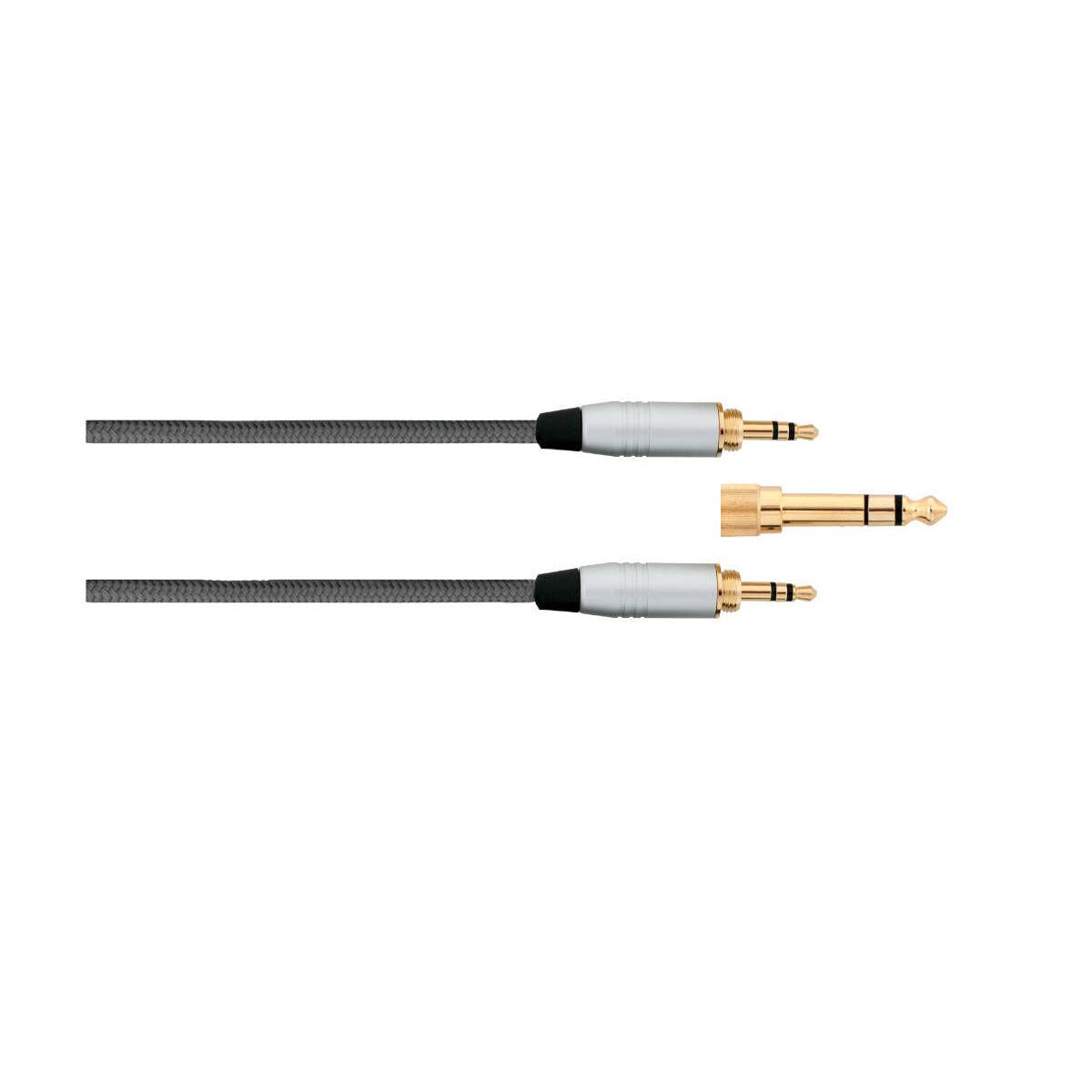Carson Rocklines 6 Foot Stereo Cable w/ Adaptor