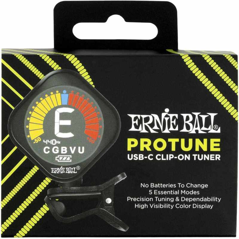 Ernie Ball - ProTune USB-C Clip-on Tuner