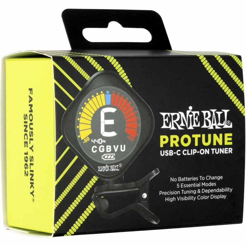 Ernie Ball - ProTune USB-C Clip-on Tuner