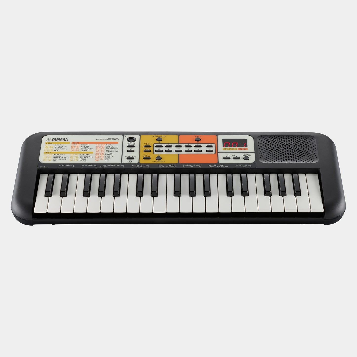 Yamaha PSS F30 Beginner Keyboard - Front