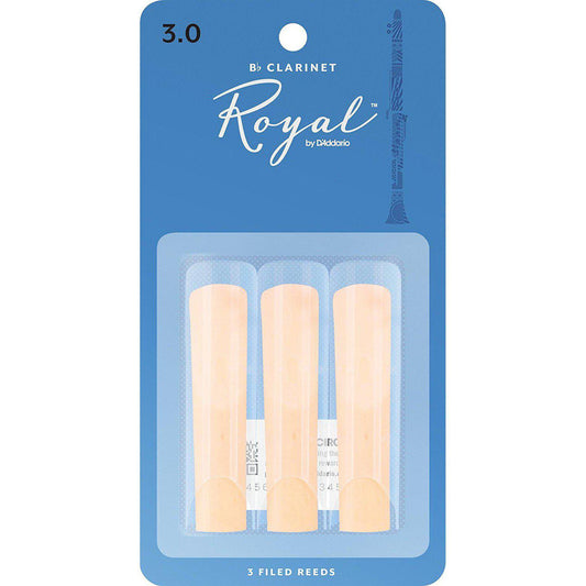Royal by D'Addario Bb Clarinet Reeds - 3.0