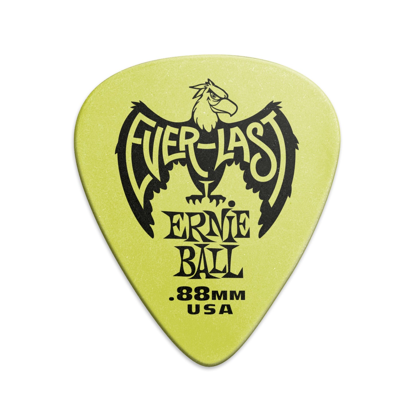 Ernie Ball Everlast Picks - 12 Pack Green .88mm