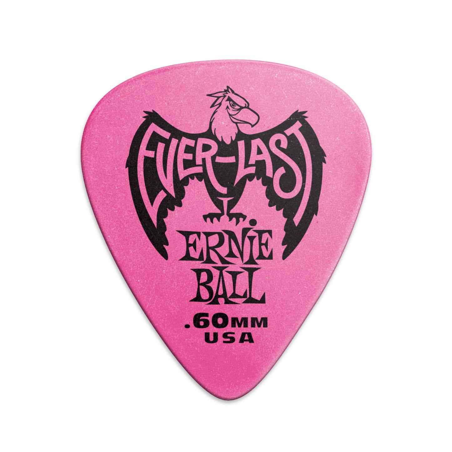 Ernie Ball Everlast Picks - 12 Pack Pink .60mm