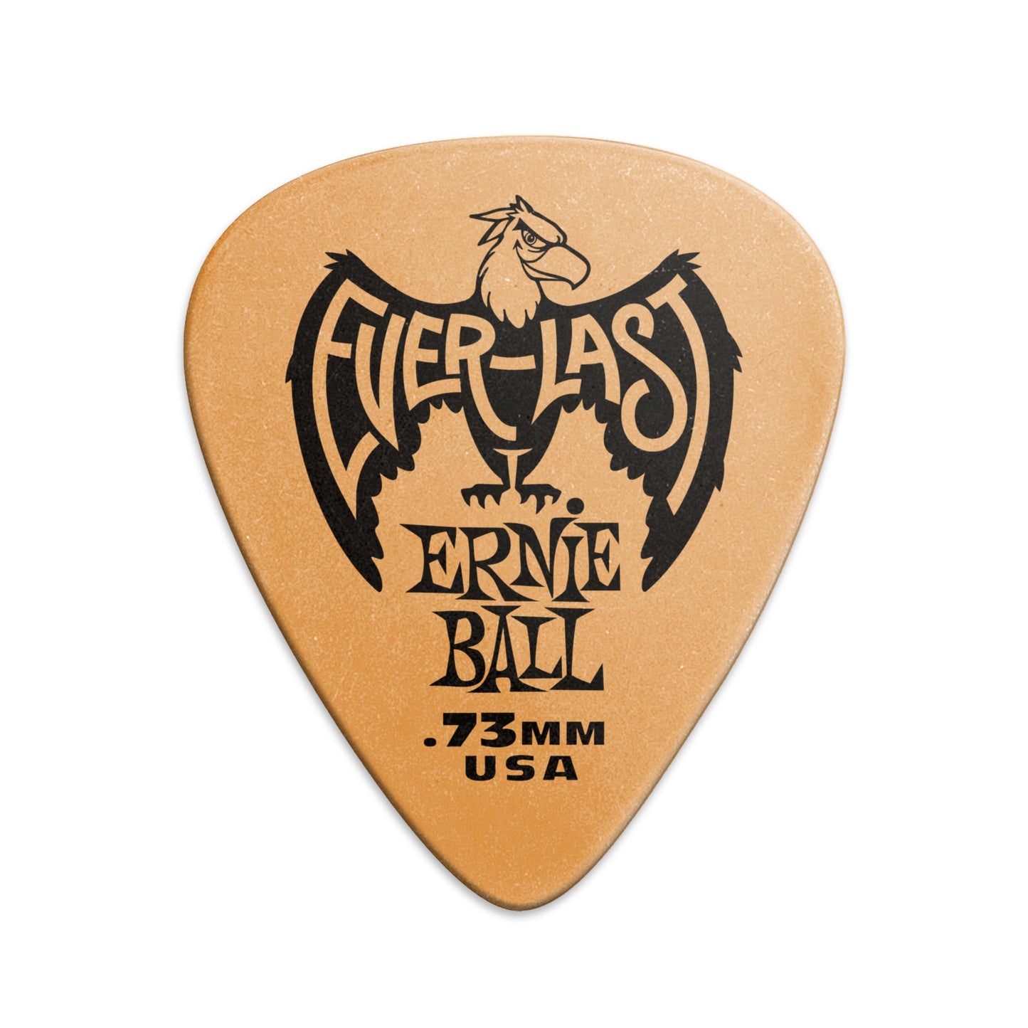 Ernie Ball Everlast Picks - 12 Pack Orange .73mm