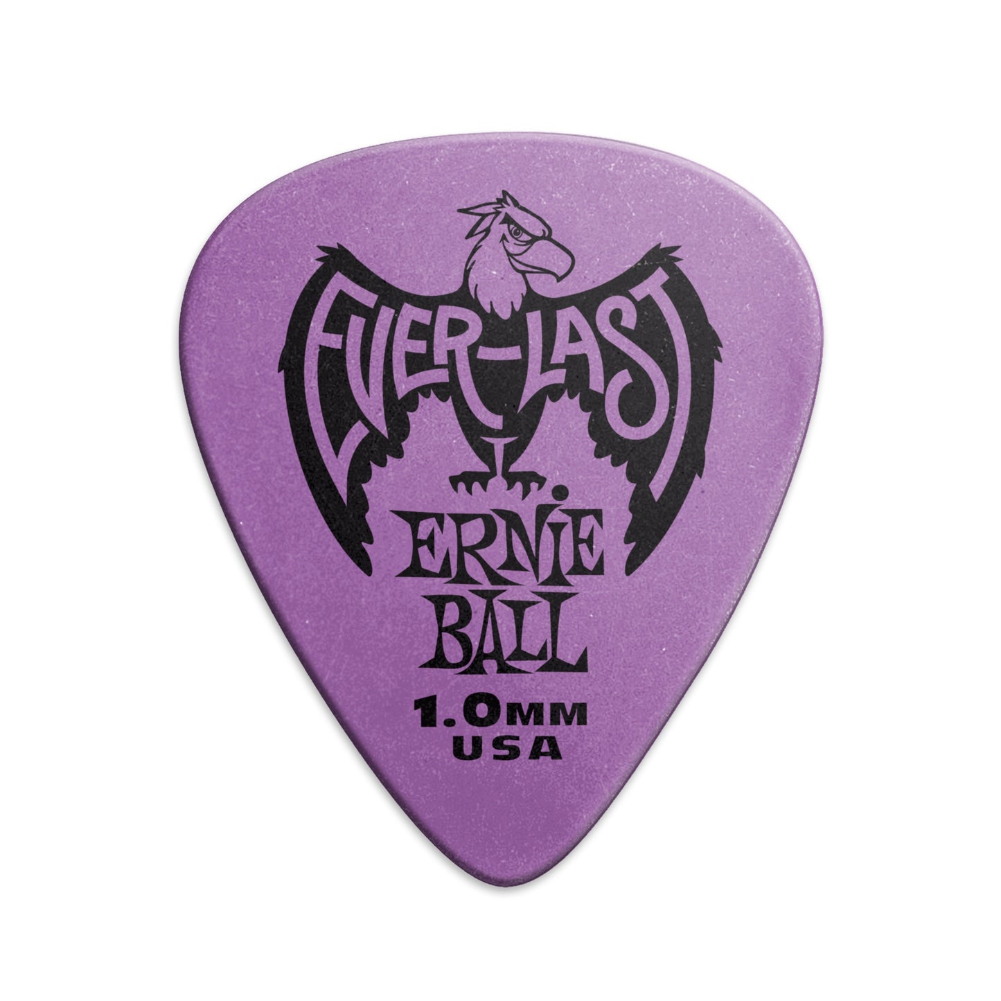 Ernie Ball Everlast Picks - 12 Pack Purple 1.0mm