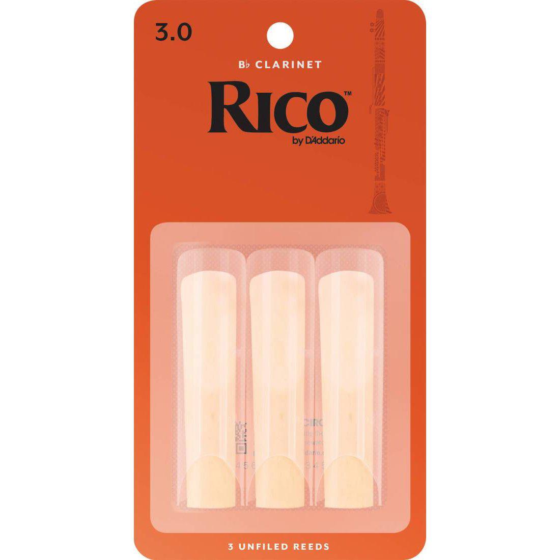 D'Addario Bb Clarinet Reeds - 3.0