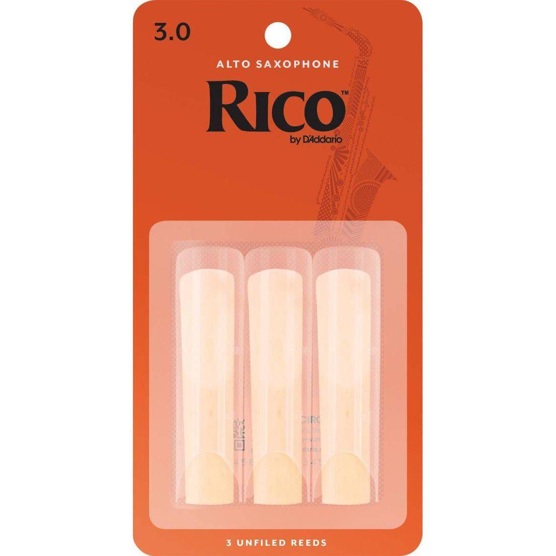 Rico by D'Addario Alto Saxophone Reeds 3.0