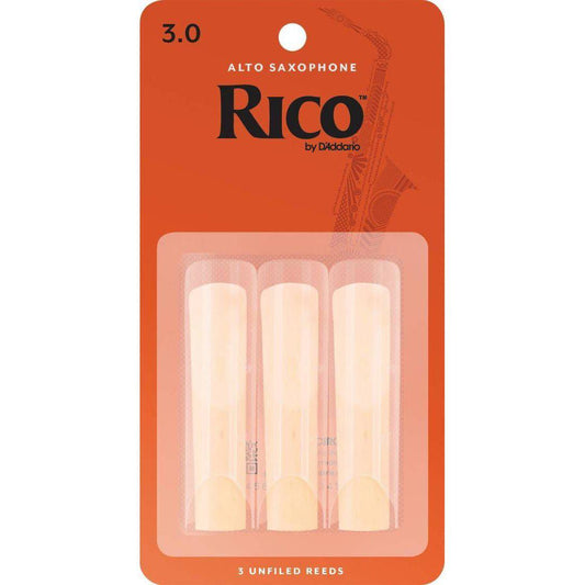 Rico by D'Addario Alto Saxophone Reeds 3.0