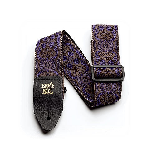 Ernie Ball Jacquard Guitar Strap - Imperial Paisley Purple