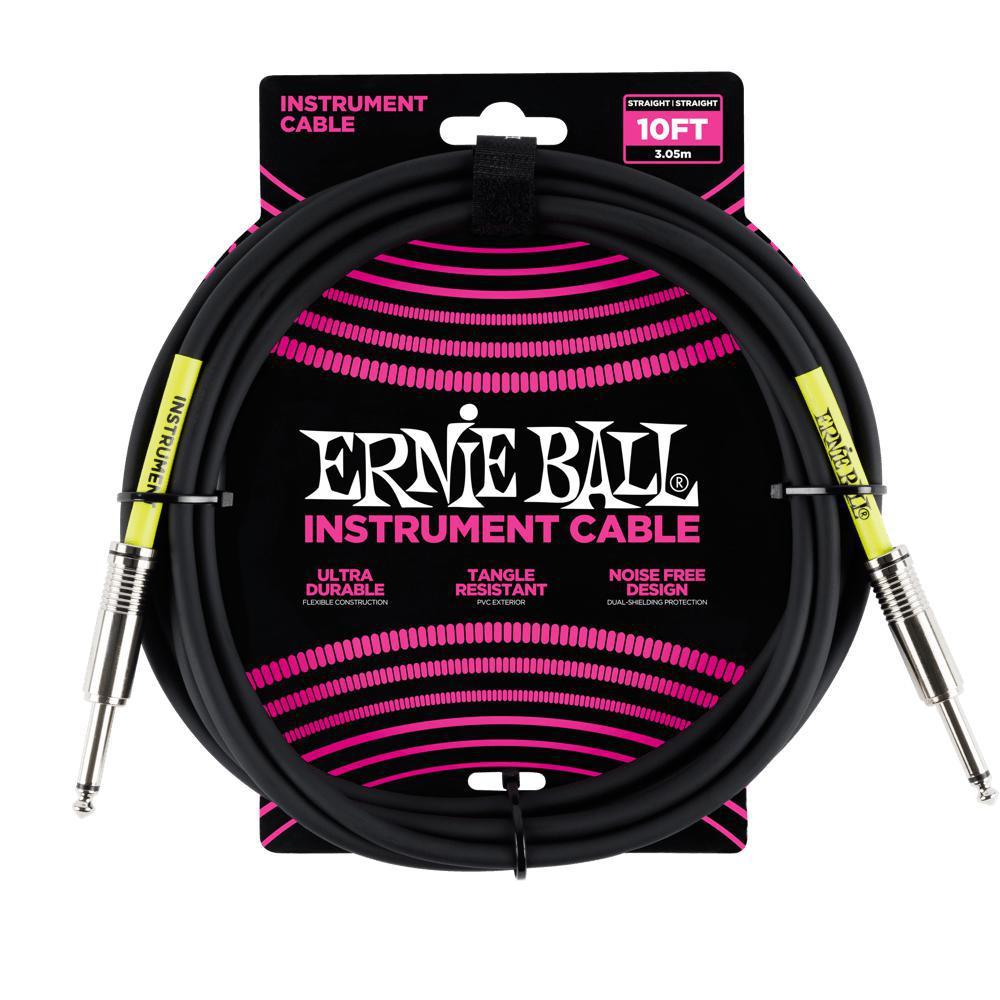 Ernie Ball 10' Instrument cable Straight/Straight