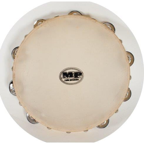 10 Inch Tambourine - Wood
