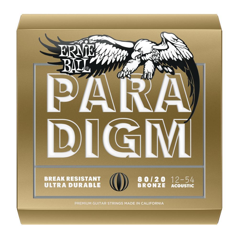 Ernie Ball Paradigm Medium Light 80/20 Bronze Acoustic Guitar Strings - 12-54 Gauge