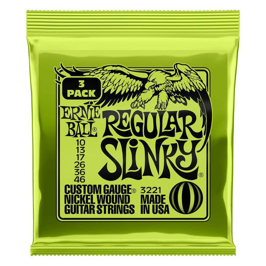 Ernie Ball Regular Slinky 10-46 - 3 Pack