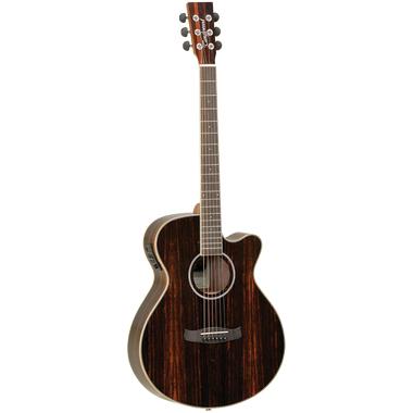 Tanglewood Discovery Exotic Superfolk C/E All Ebony TDBTSFCEAEB