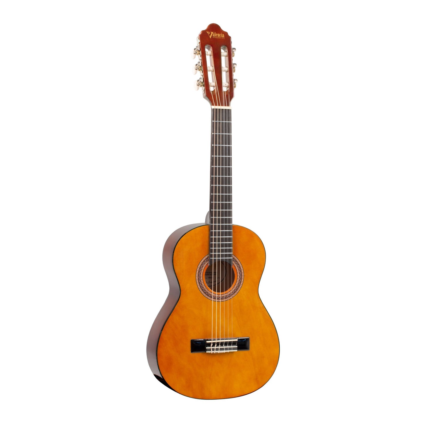 Valencia Beginner Nylon String Classical Guitar 1/2 Size - Natural