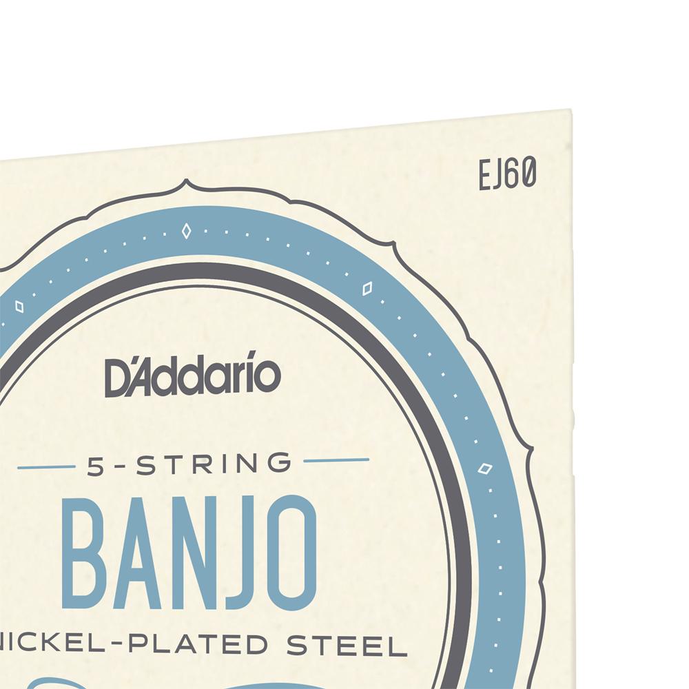 D'Addario - EJ60 Banjo Set Nickle Plated Steel Light 09/20