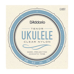 D'Addario Tenor Ukulele Strings - Clear Nylon