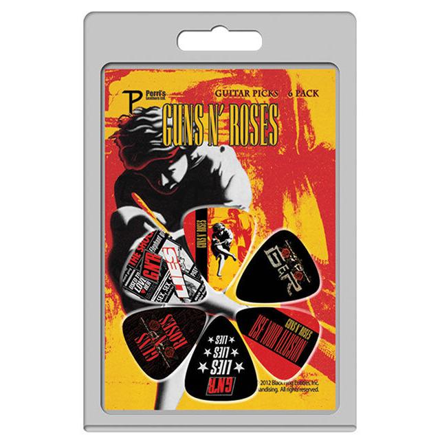Perris 6-Pack Licensed Guns N Roses Guitar Picks Pack