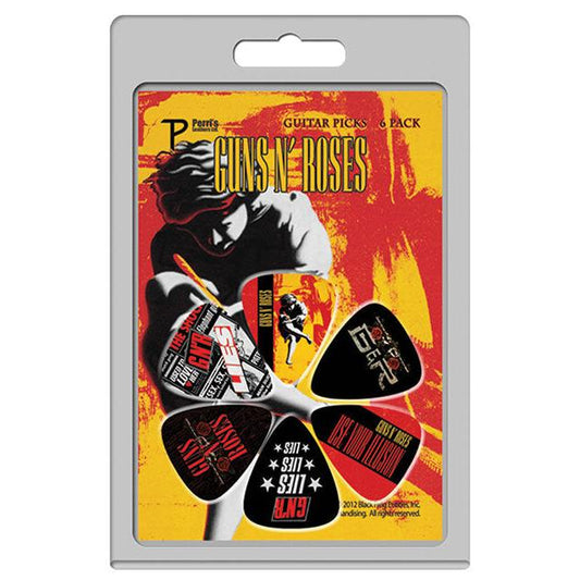 Perris 6-Pack Licensed Guns N Roses Guitar Picks Pack