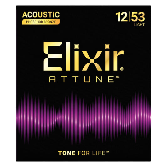 Elixir Attune Phosphor Bronze Light 12-53