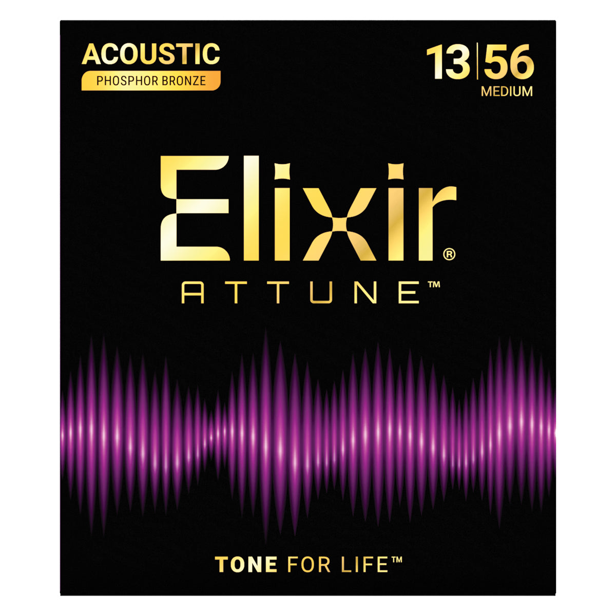 Elixir Attune Phosphor Bronze Medium 13-56