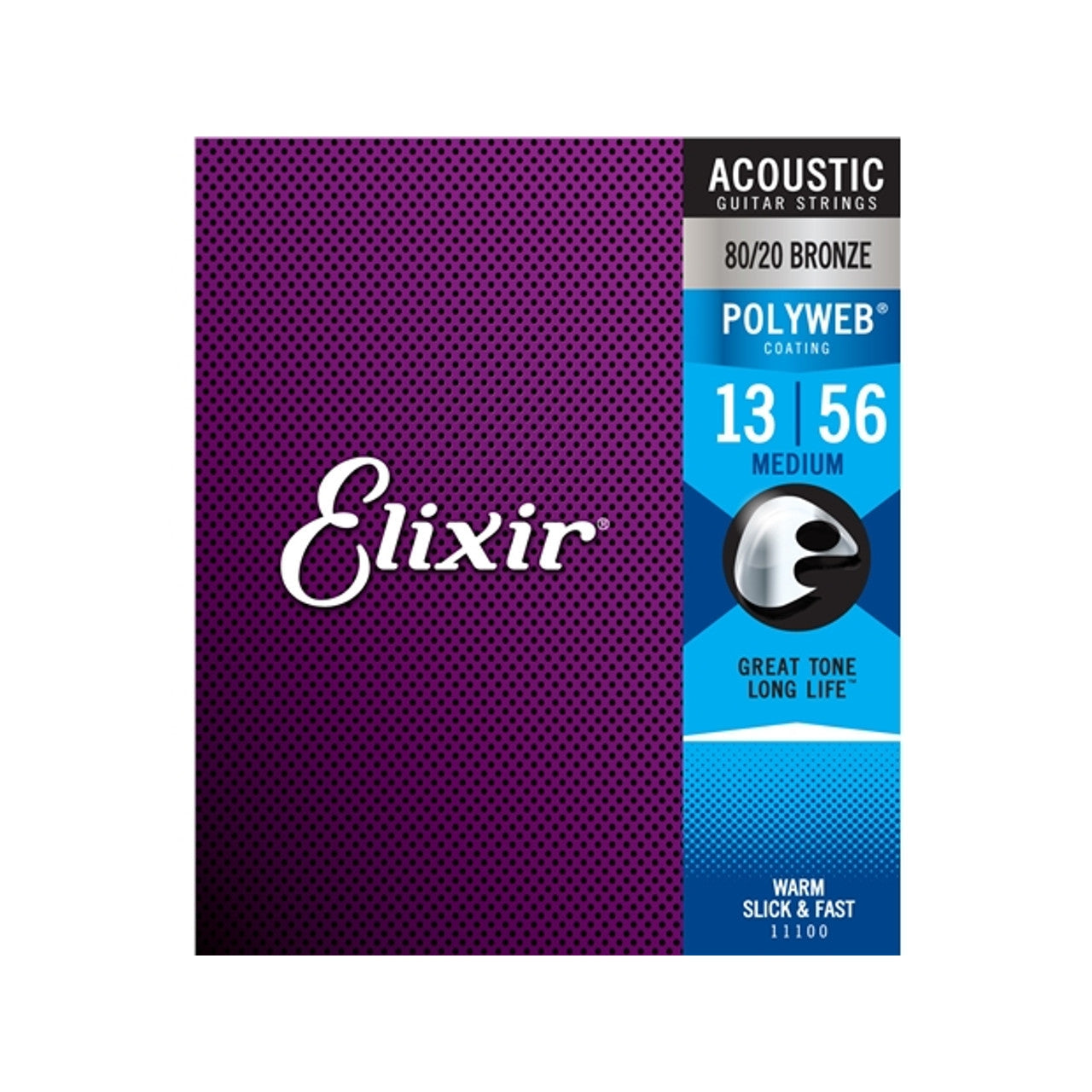 Elixir - Acoustic 80/20 Polyweb Medium 13-56