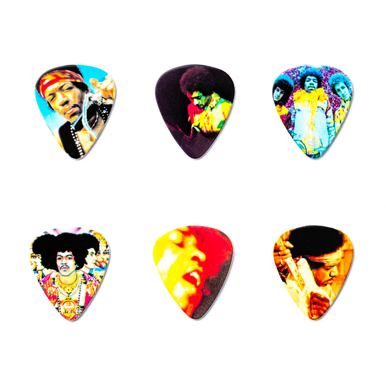 Hendrix Pick Tin - Montage - Heavy Celluloid Q/P12