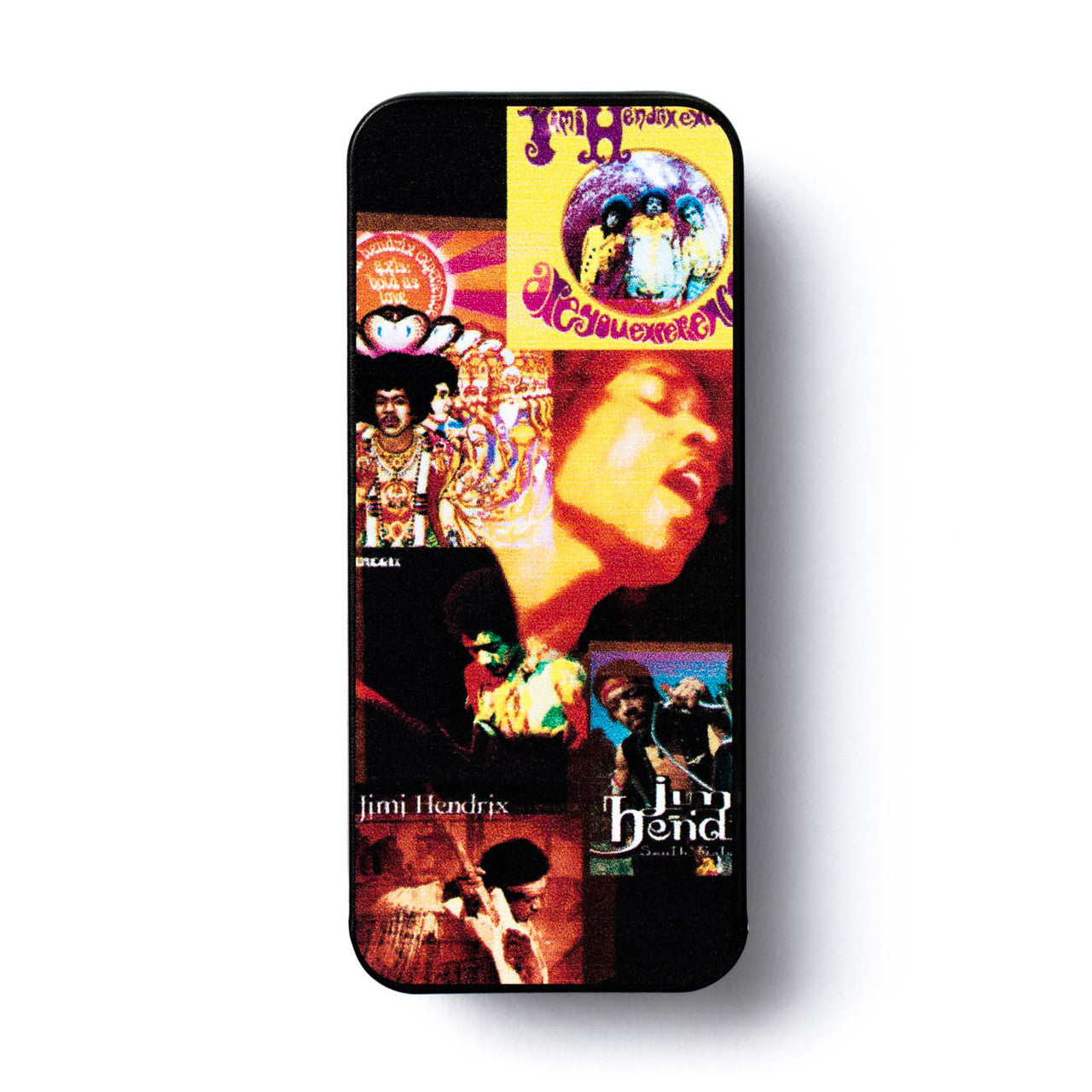 Hendrix Pick Tin - Montage - Heavy Celluloid Q/P12