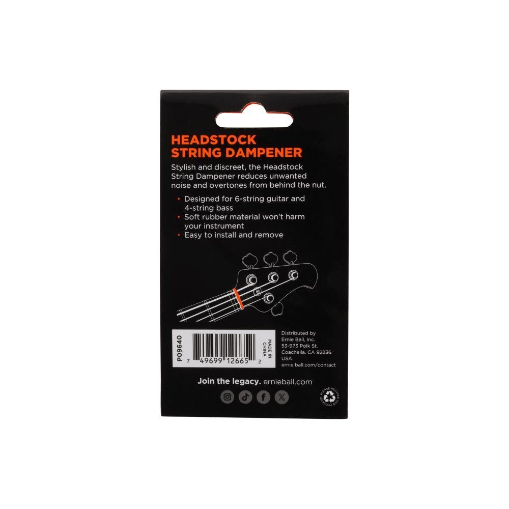Ernie Ball String Dampener Headstock