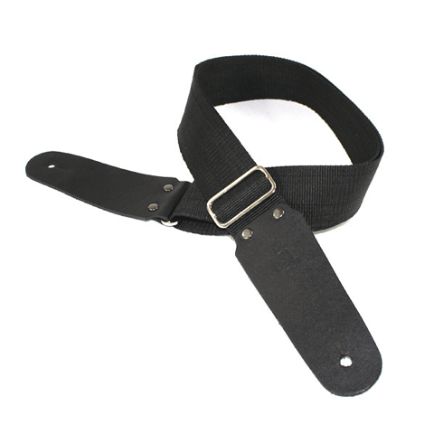 2 Inch 'Beat of the Shire' Poly Guitar Strap - Black