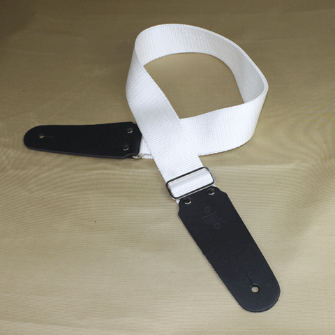 2 Inch 'Beat of the Shire' Poly Strap - White