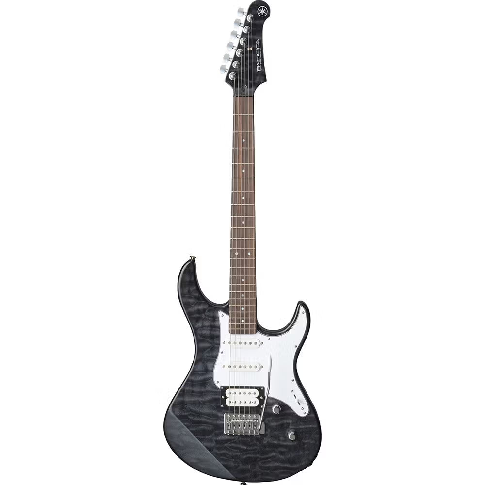 YAMAHA PAC212 SC STYLE ELECTRIC GUITAR HSS TRANS BLACK
