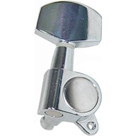 Dr Parts Acoustic Machine Heads 3  A Side Singles Chrome Die Cast