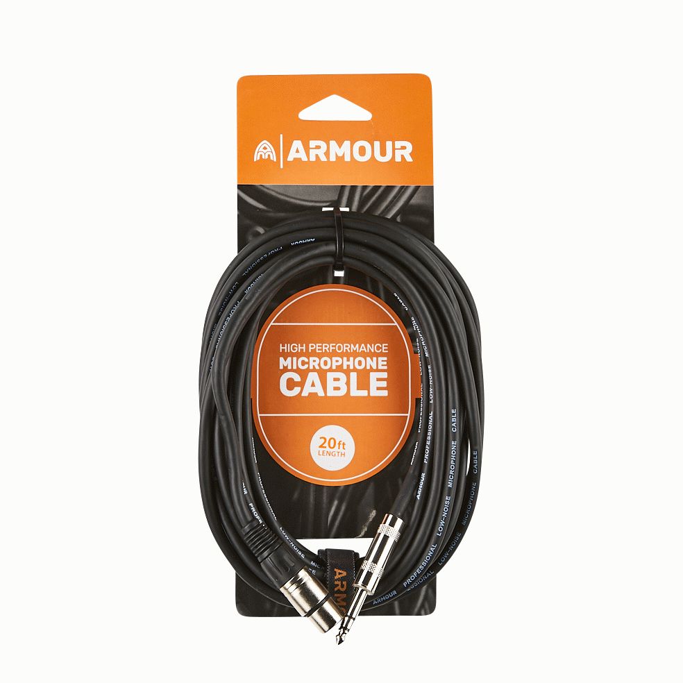 Armour CJP20 HP Microphone Cable 20Ft