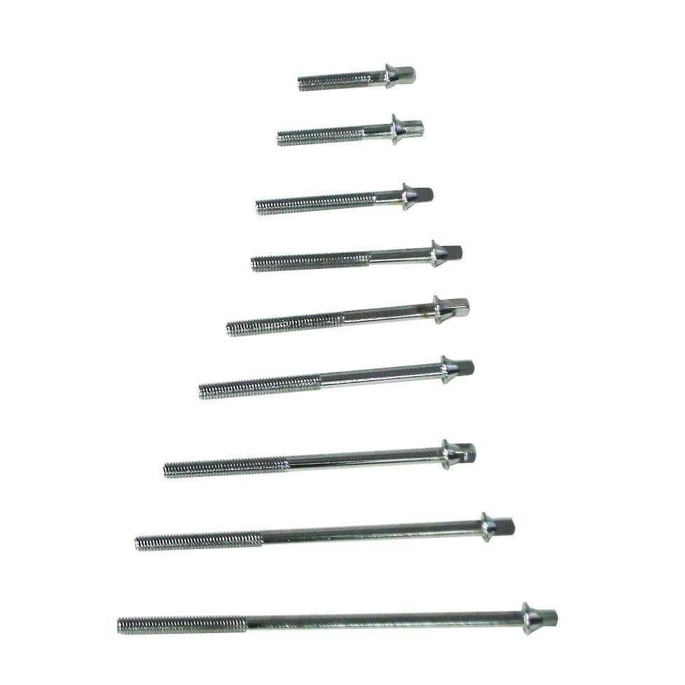 Drum Tension Screw 40mm Long 30MM Thread - Chrome