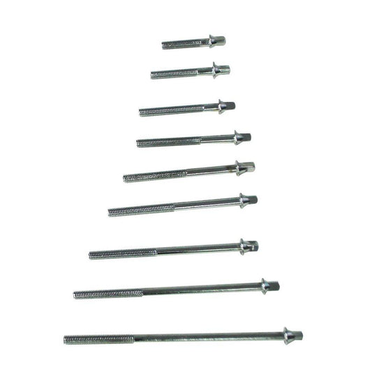 Drum Tension Screw 40mm Long 30MM Thread - Chrome