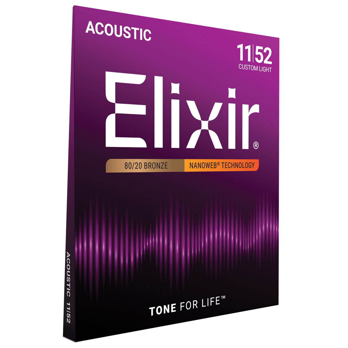 Elixir 80/20 Nanoweb Custom Light 11-52